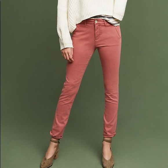 Anthropologie Pants - Anthropologie abroad sateen skinny trousers